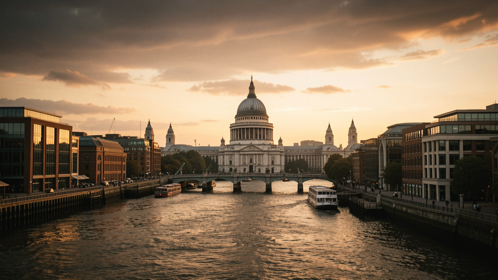 Thames at golden hour